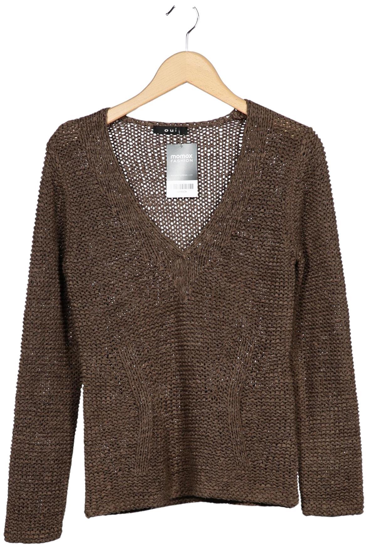 

Oui Damen Pullover, braun, Gr. 38