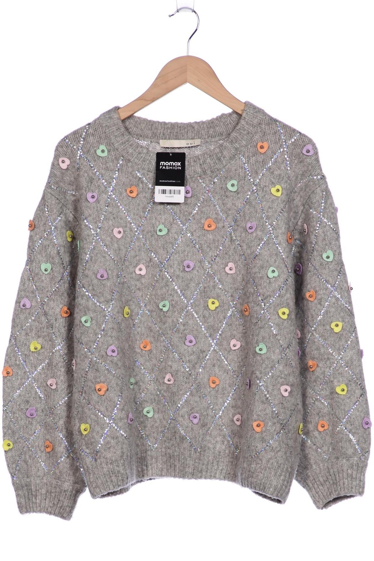

Oui Damen Pullover, grau, Gr. 42