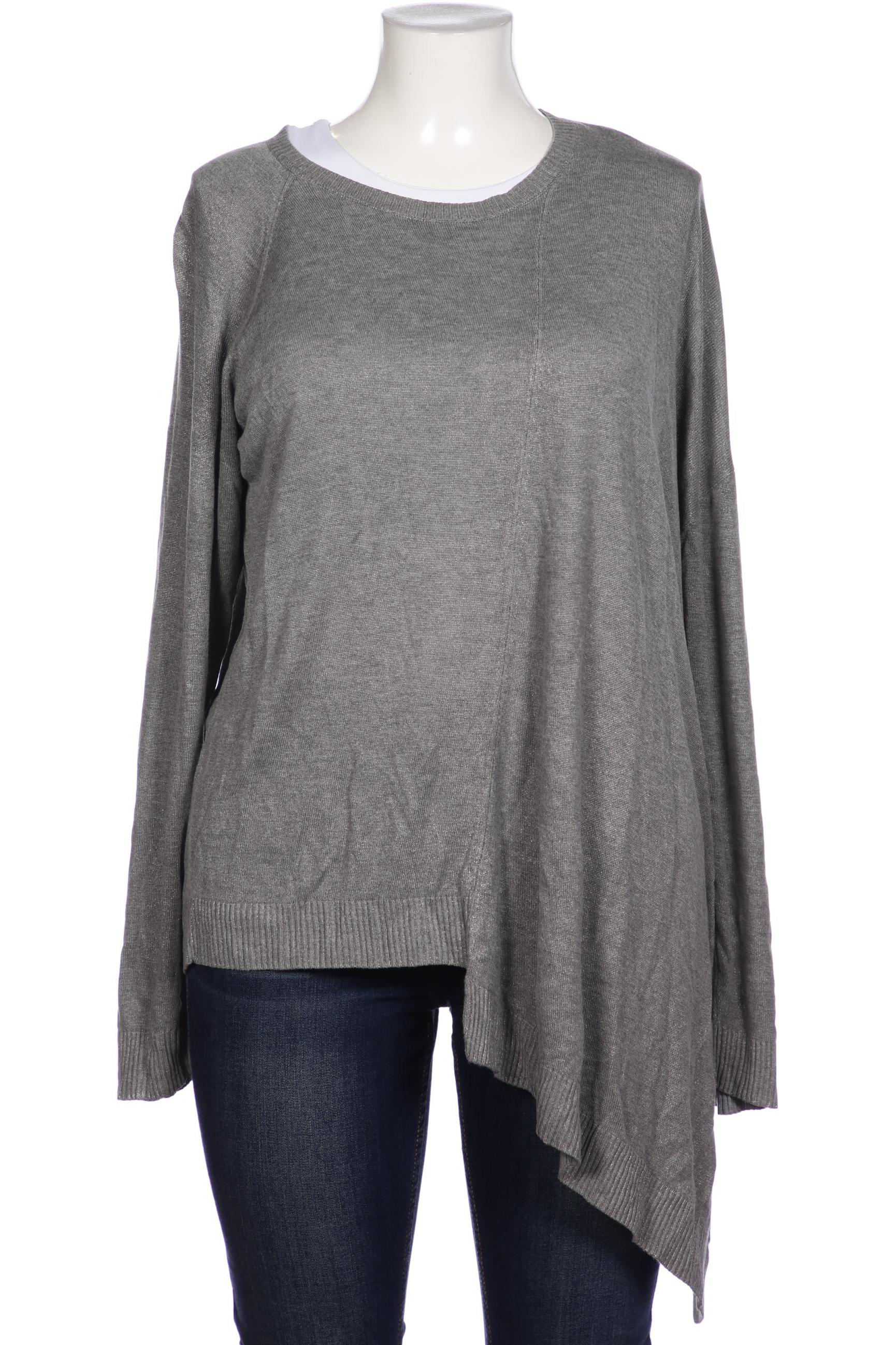 

Oui Damen Pullover, grau