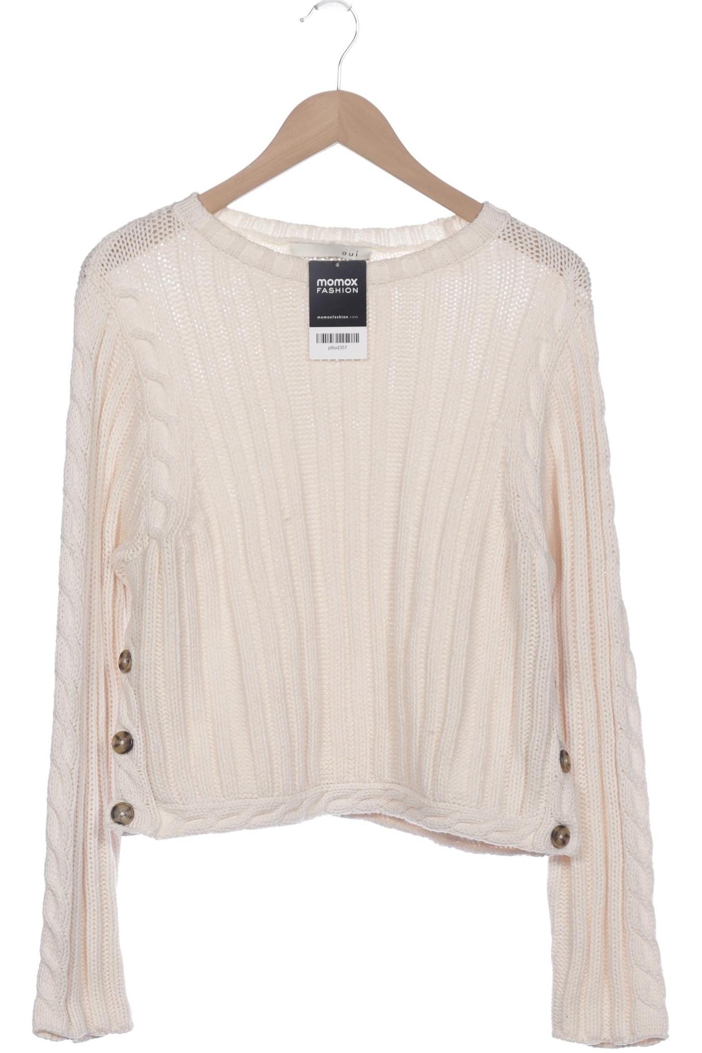 

Oui Damen Pullover, cremeweiß, Gr. 36