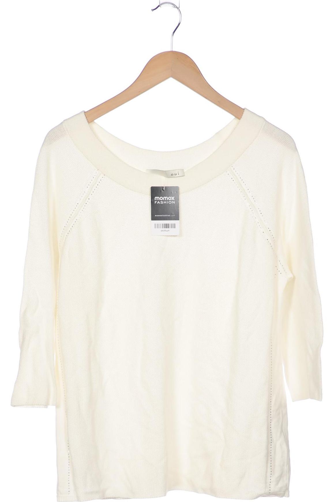 

Oui Damen Pullover, cremeweiß