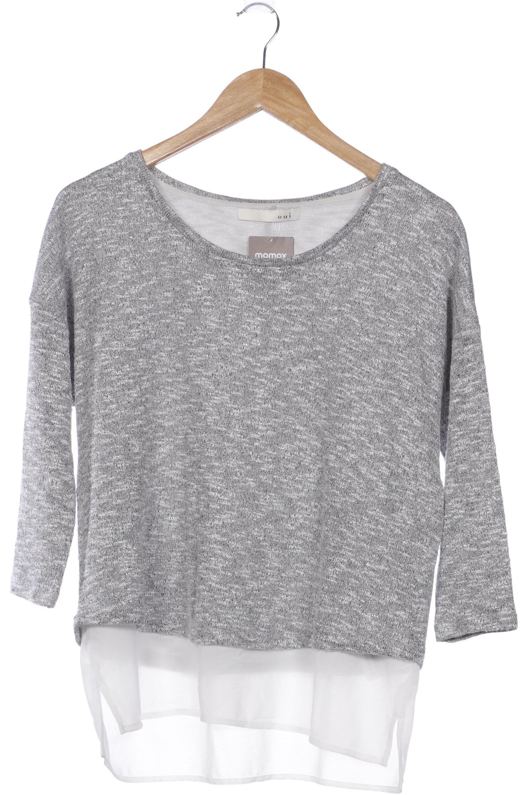 

Oui Damen Pullover, grau