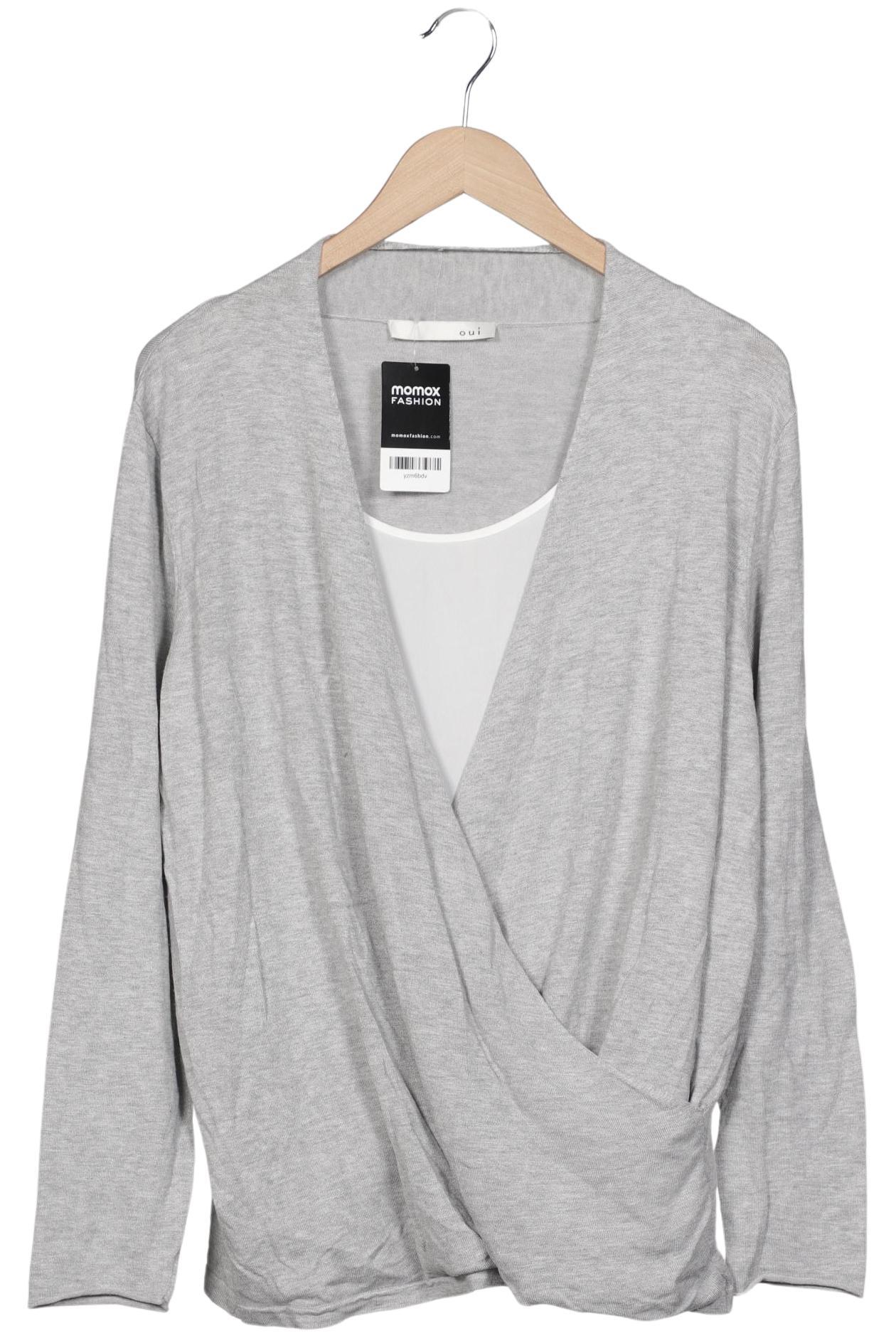 

Oui Damen Pullover, grau, Gr. 44