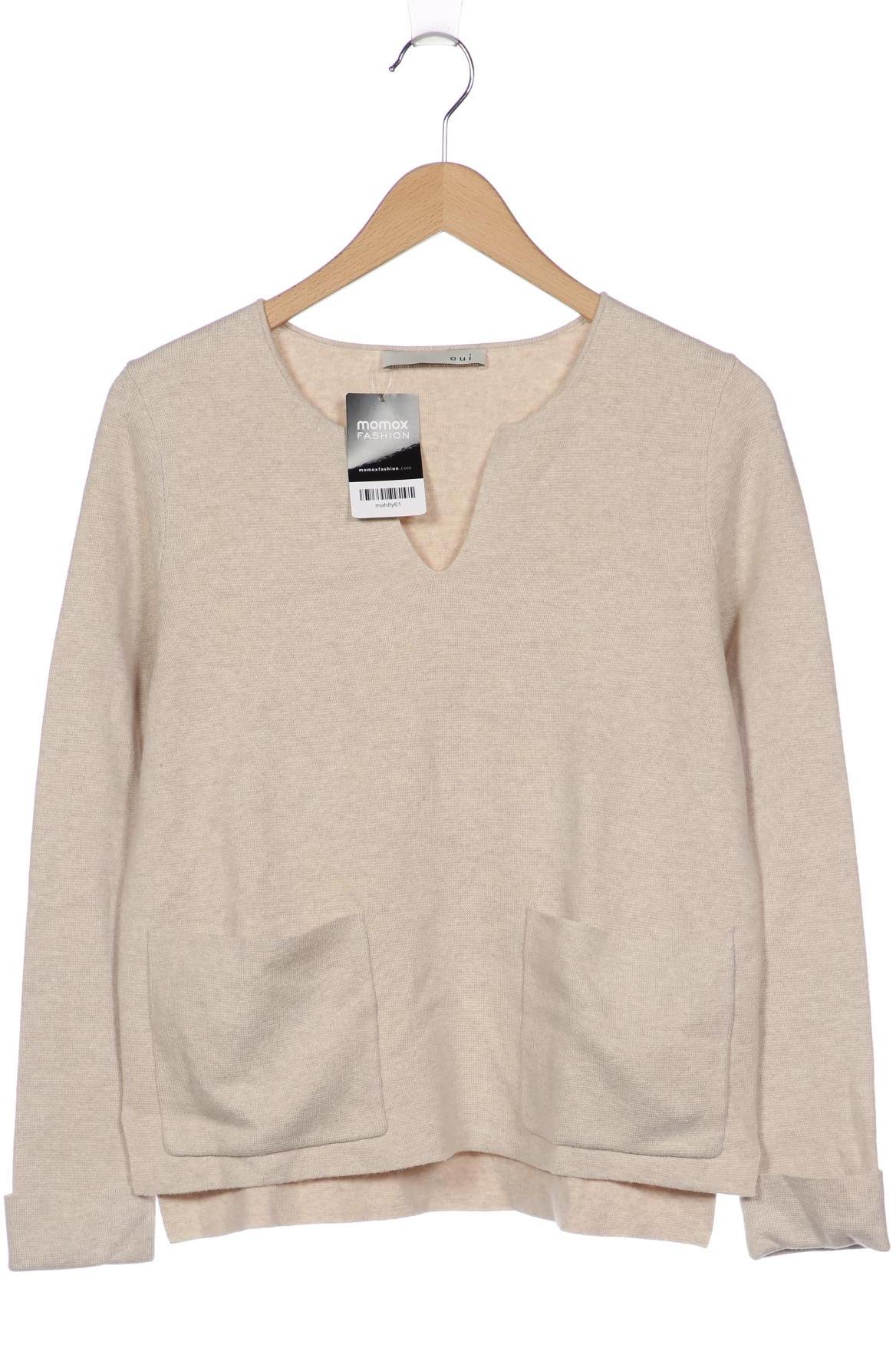 

Oui Damen Pullover, beige