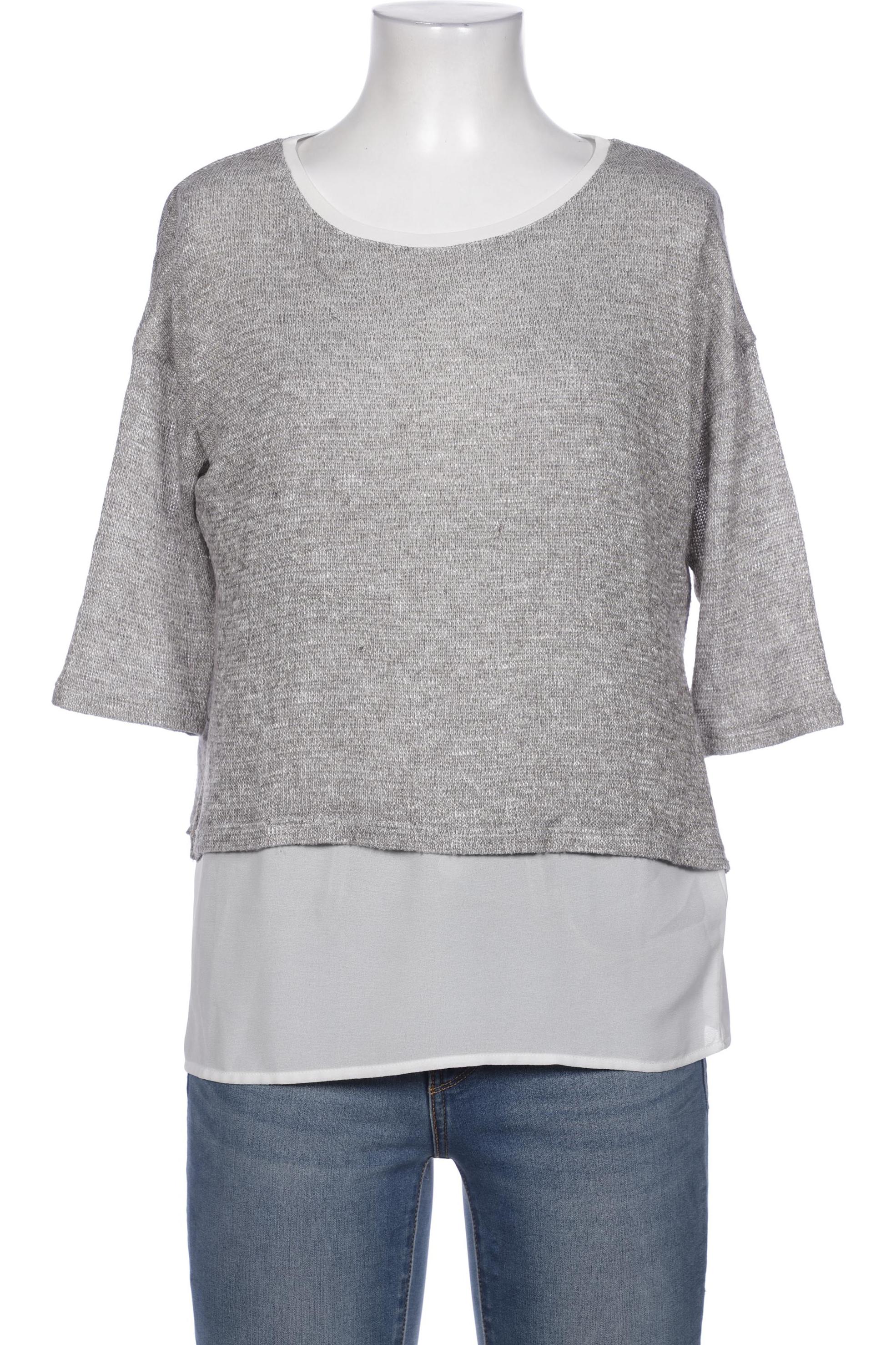 

Oui Damen Pullover, grau