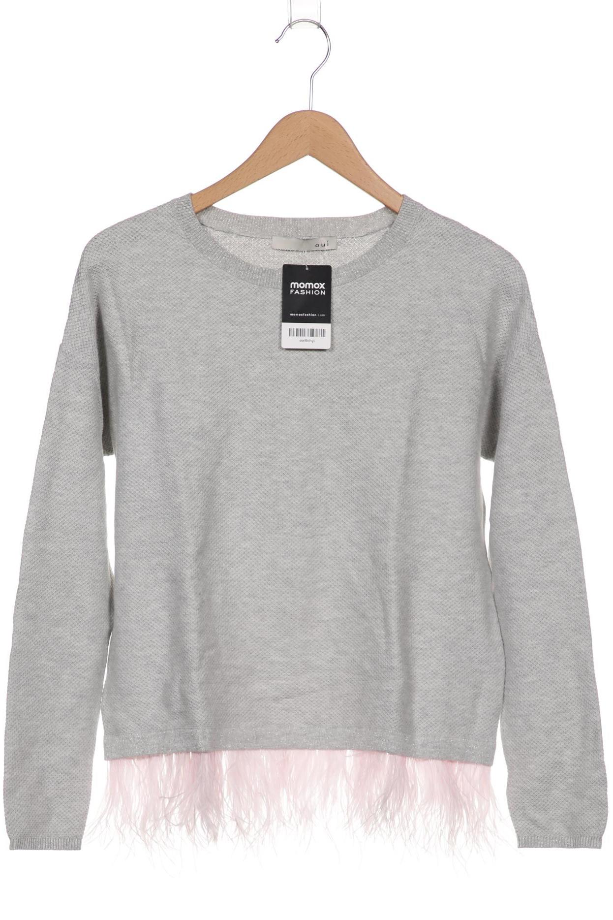 

Oui Damen Pullover, grau