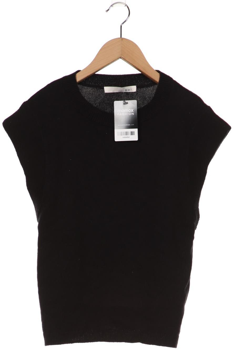 

Oui Damen Pullover, schwarz