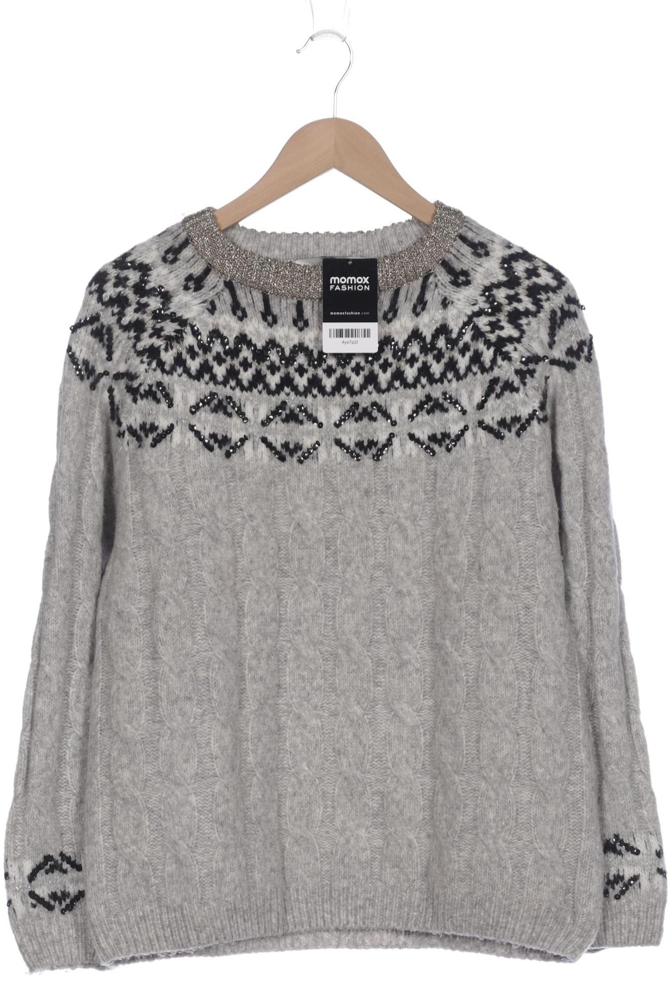 

Oui Damen Pullover, grau, Gr. 42