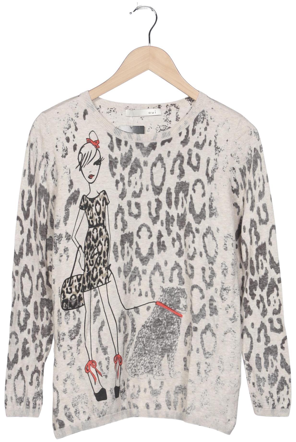 

Oui Damen Pullover, beige, Gr. 38