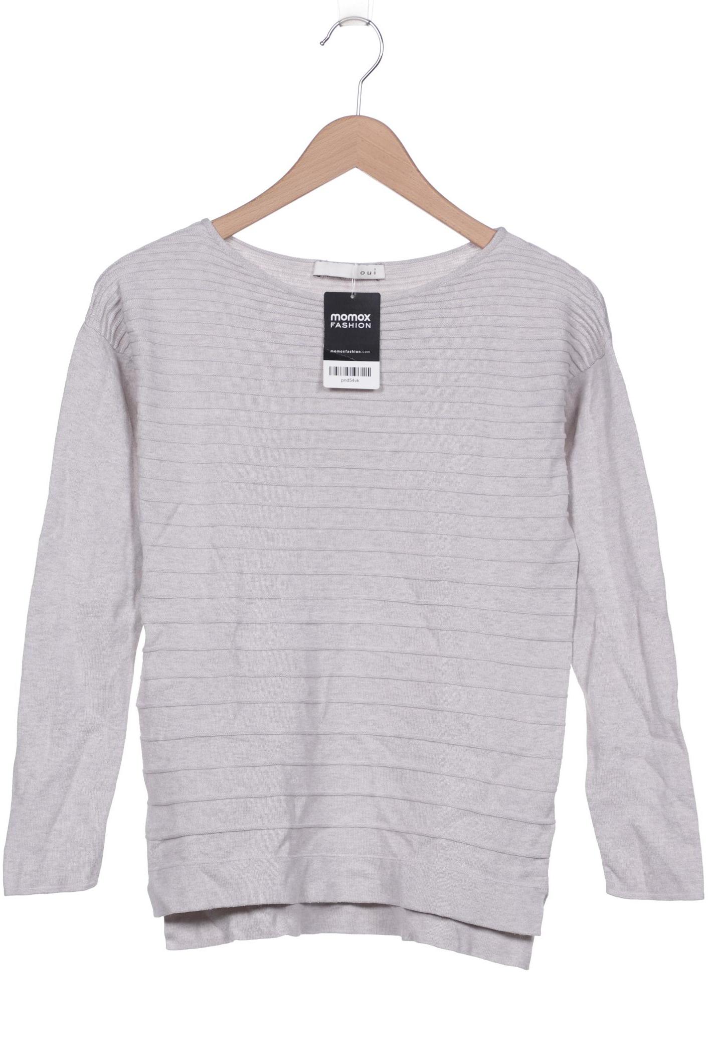 

Oui Damen Pullover, grau