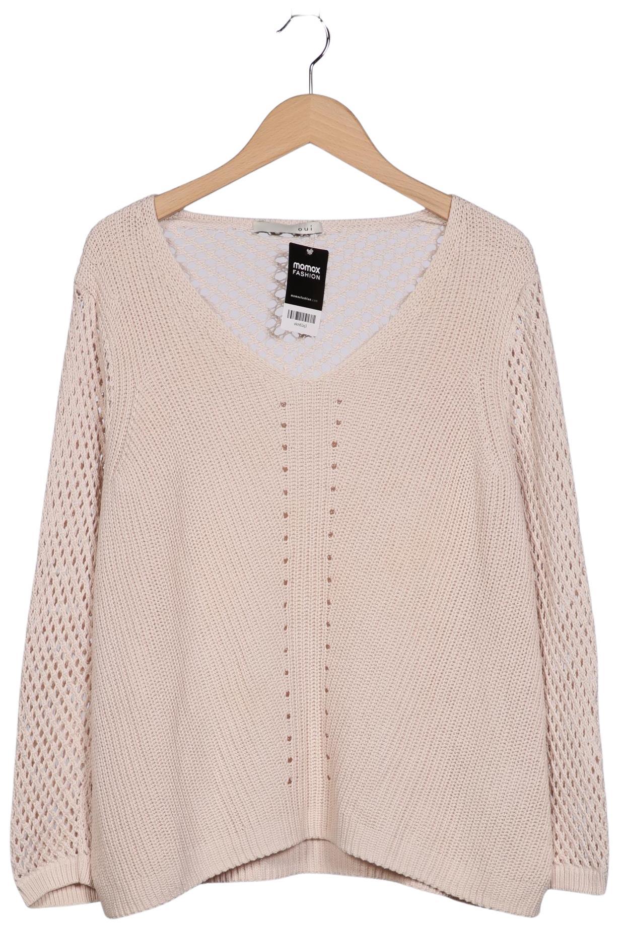 

Oui Damen Pullover, beige, Gr. 42