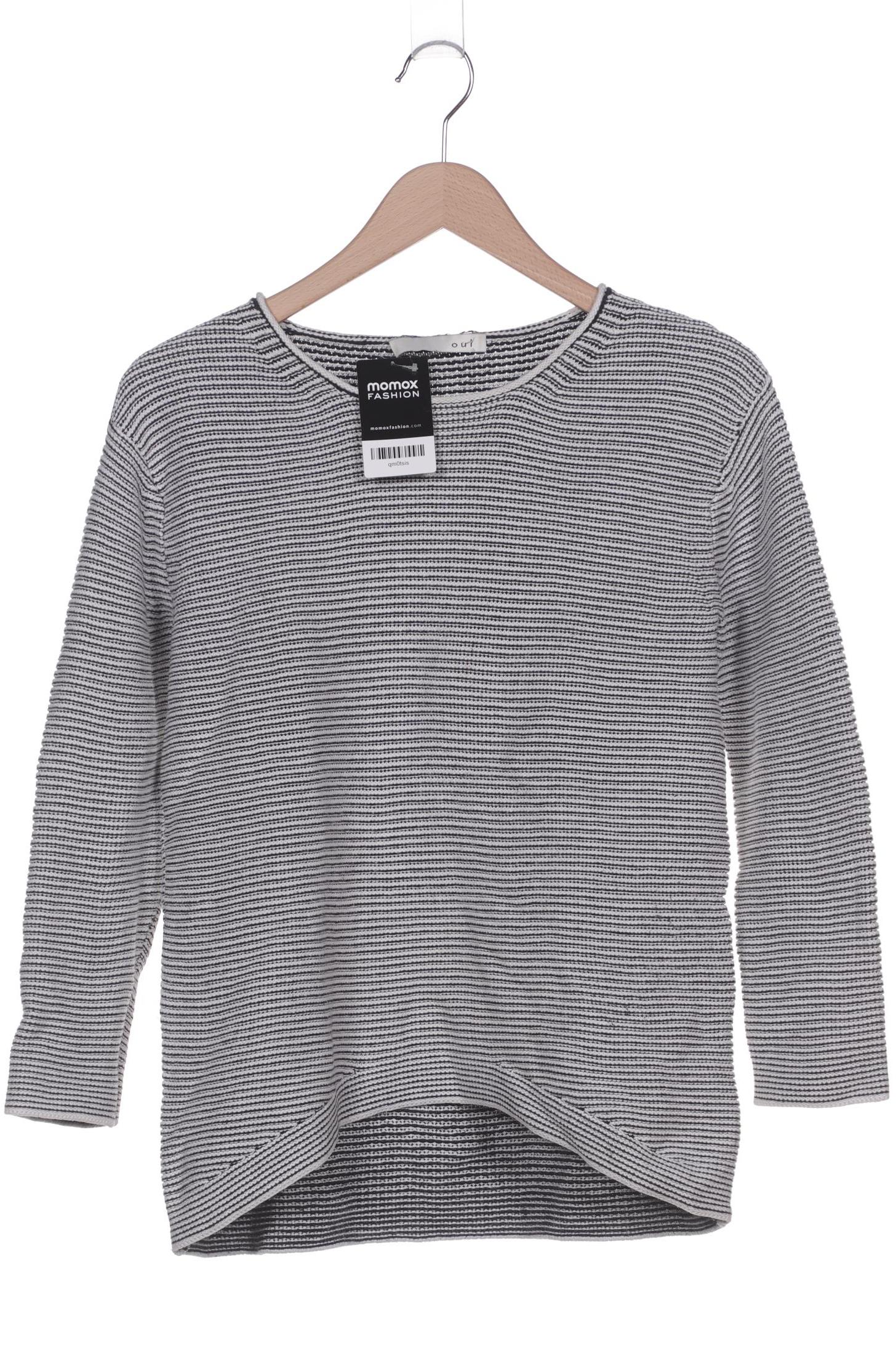 

Oui Damen Pullover, weiß, Gr. 34
