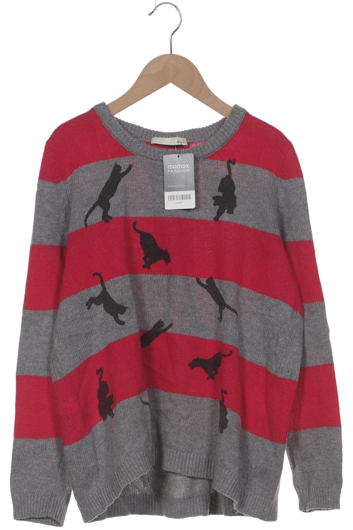 

Oui Damen Pullover, grau, Gr. 42