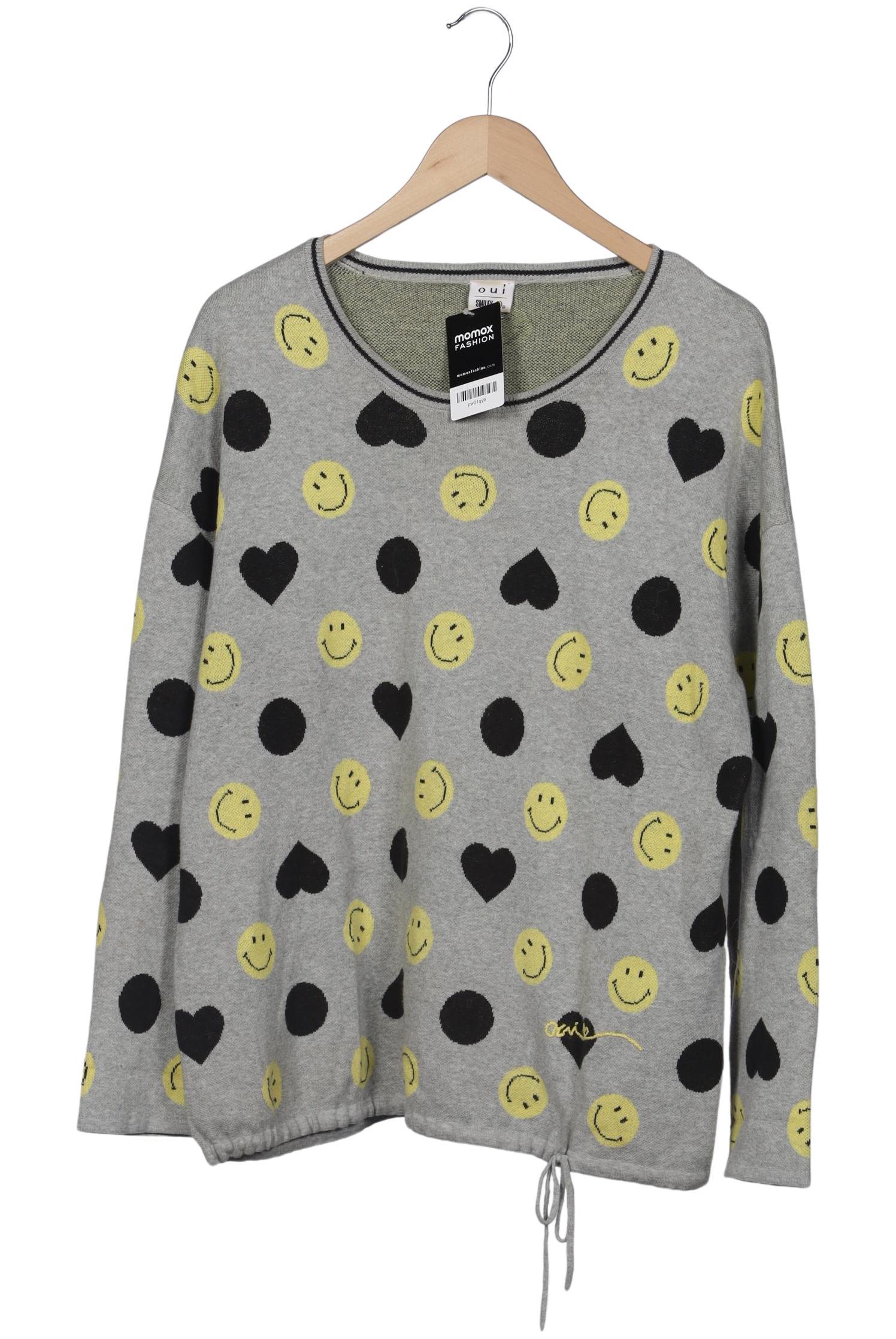 

Oui Damen Pullover, grau, Gr. 44