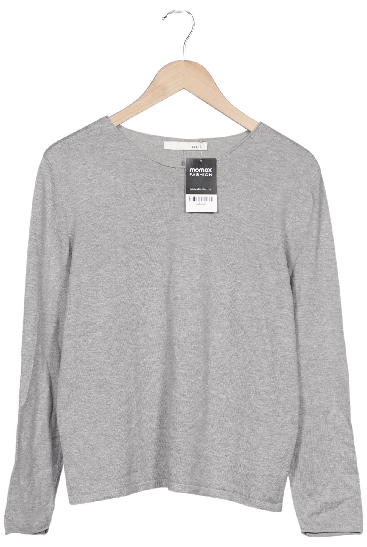 

Oui Damen Pullover, grau, Gr. 40