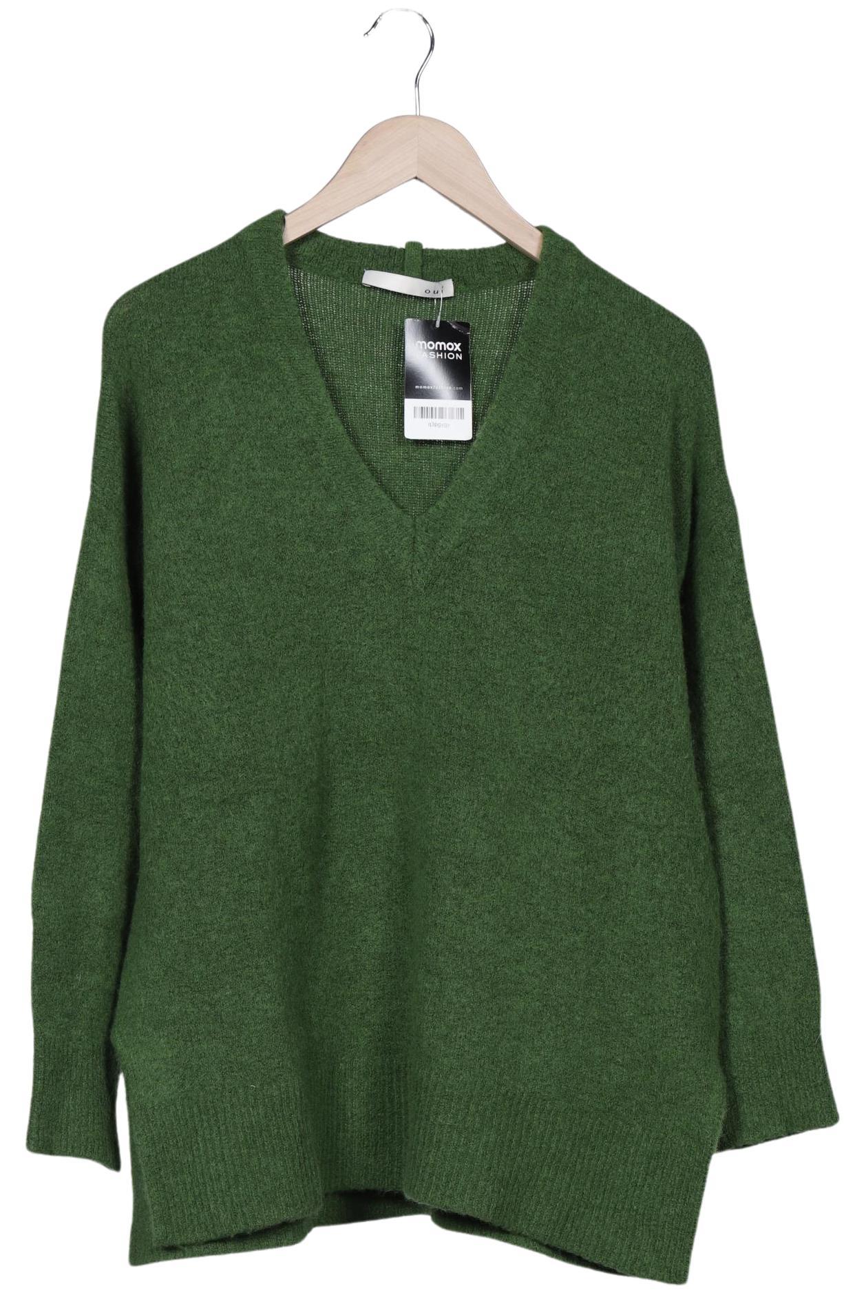 

Oui Damen Pullover, grün, Gr. 36