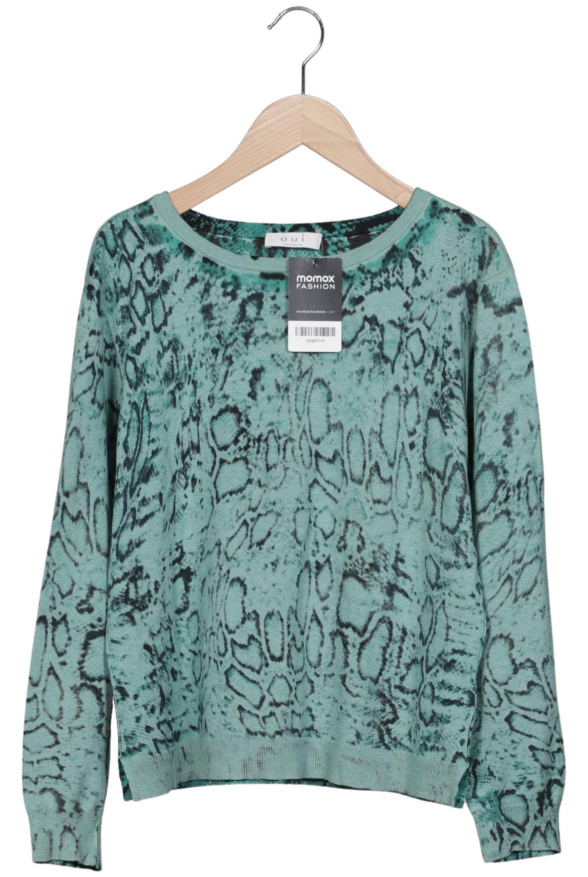 

Oui Damen Pullover, grün, Gr. 38