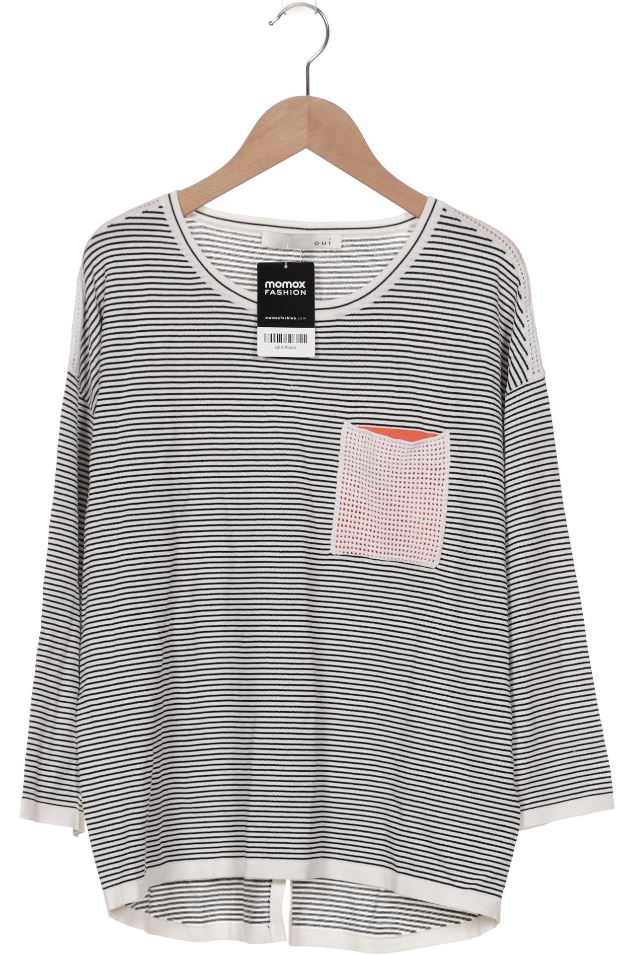 

Oui Damen Pullover, weiß, Gr. 36