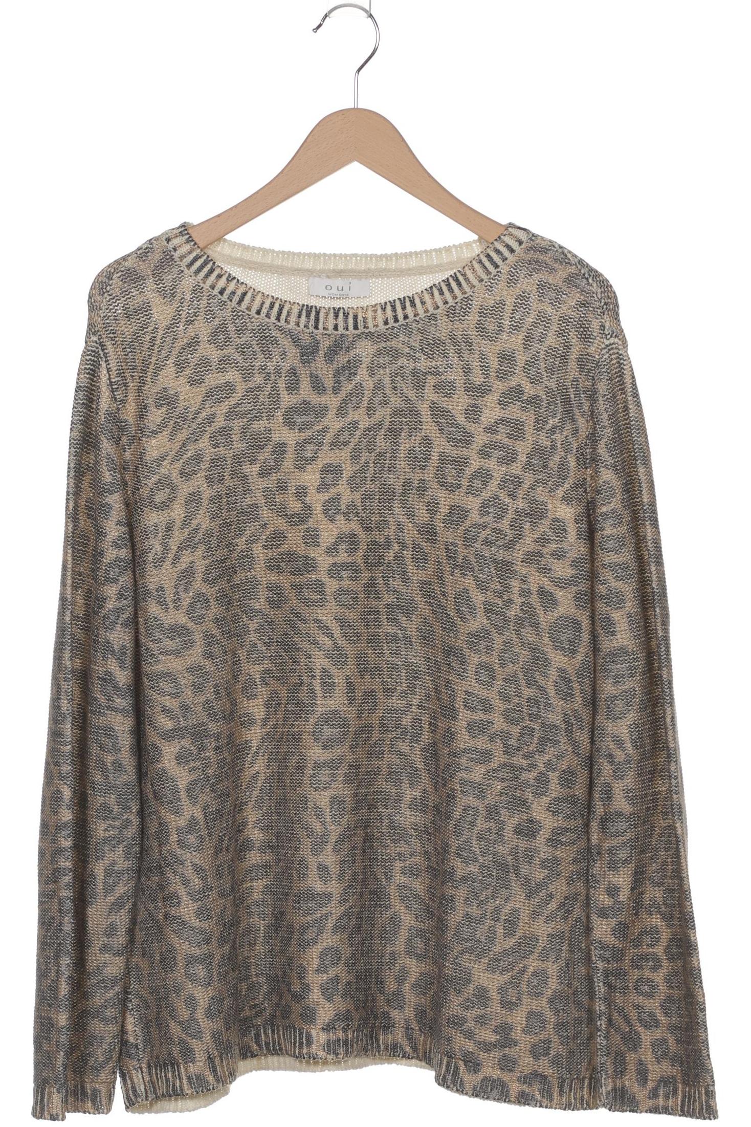 

Oui Damen Pullover, beige, Gr. 46