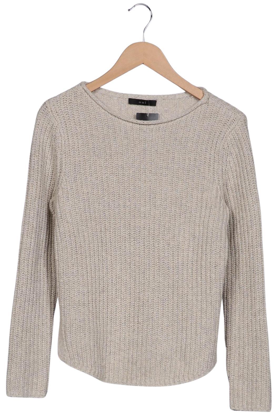 

Oui Damen Pullover, beige, Gr. 36