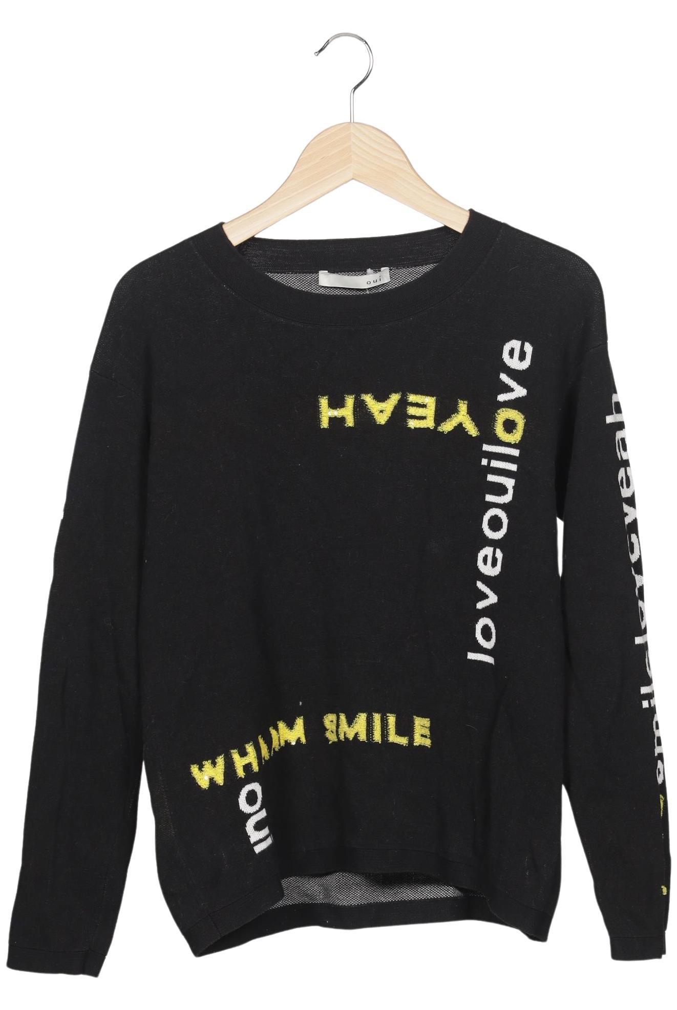 

Oui Damen Pullover, schwarz, Gr. 38