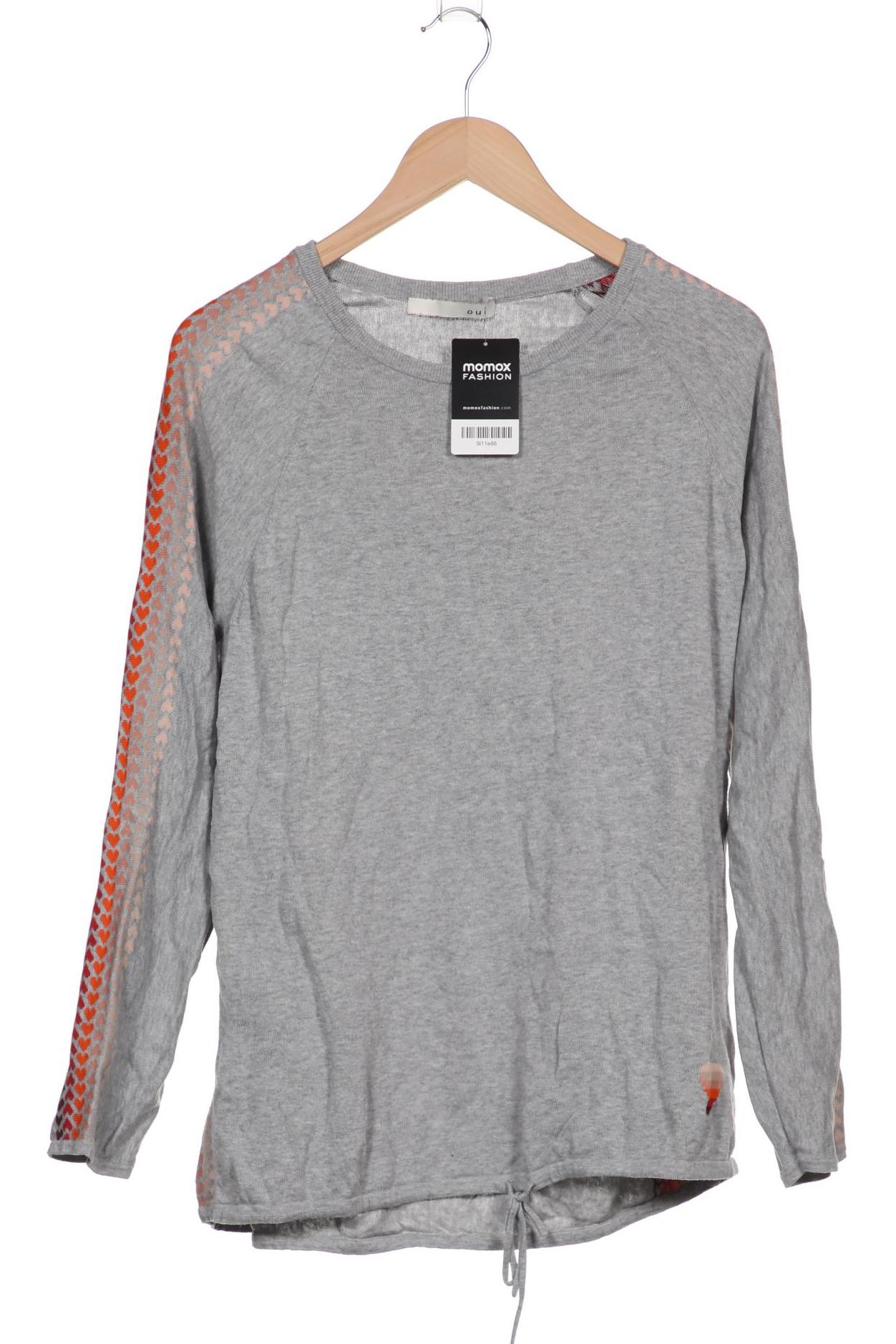 

Oui Damen Pullover, grau