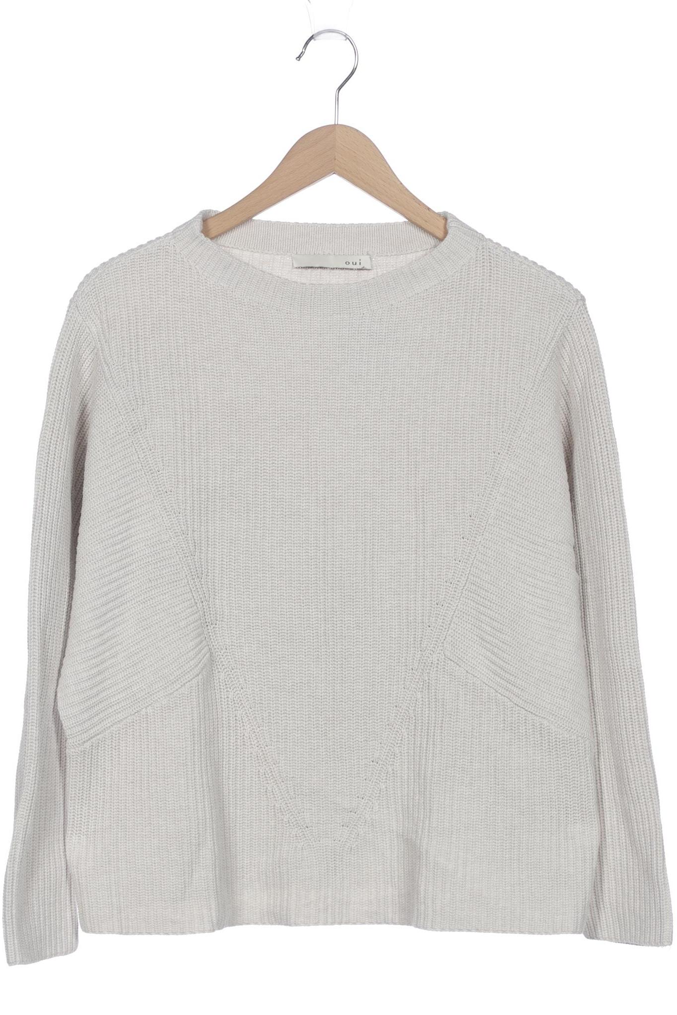 

Oui Damen Pullover, grau, Gr. 38