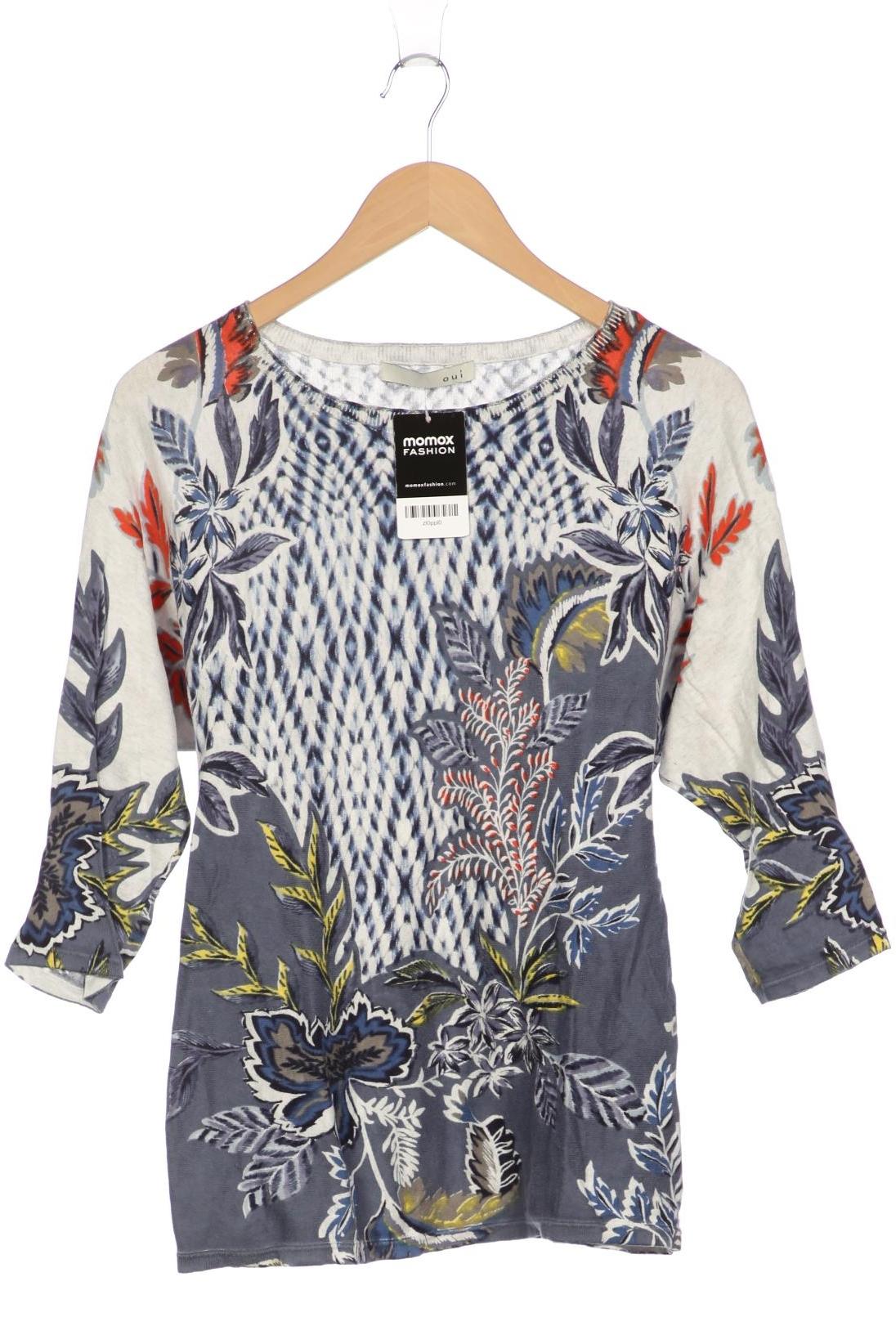 

Oui Damen Pullover, blau, Gr. 36