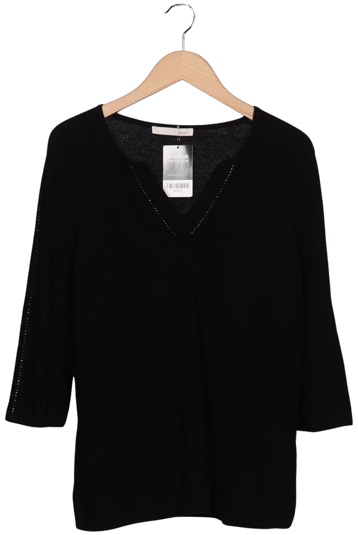 

Oui Damen Pullover, schwarz, Gr. 44