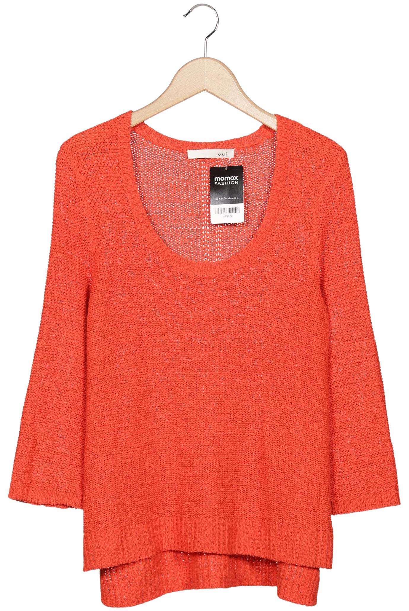 

Oui Damen Pullover, orange, Gr. 42