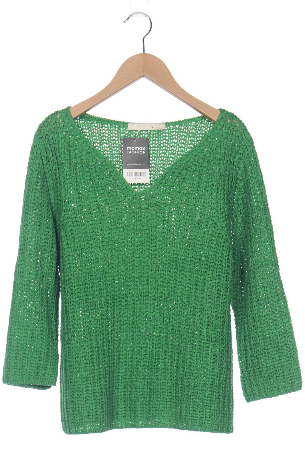 

Oui Damen Pullover, grün, Gr. 42