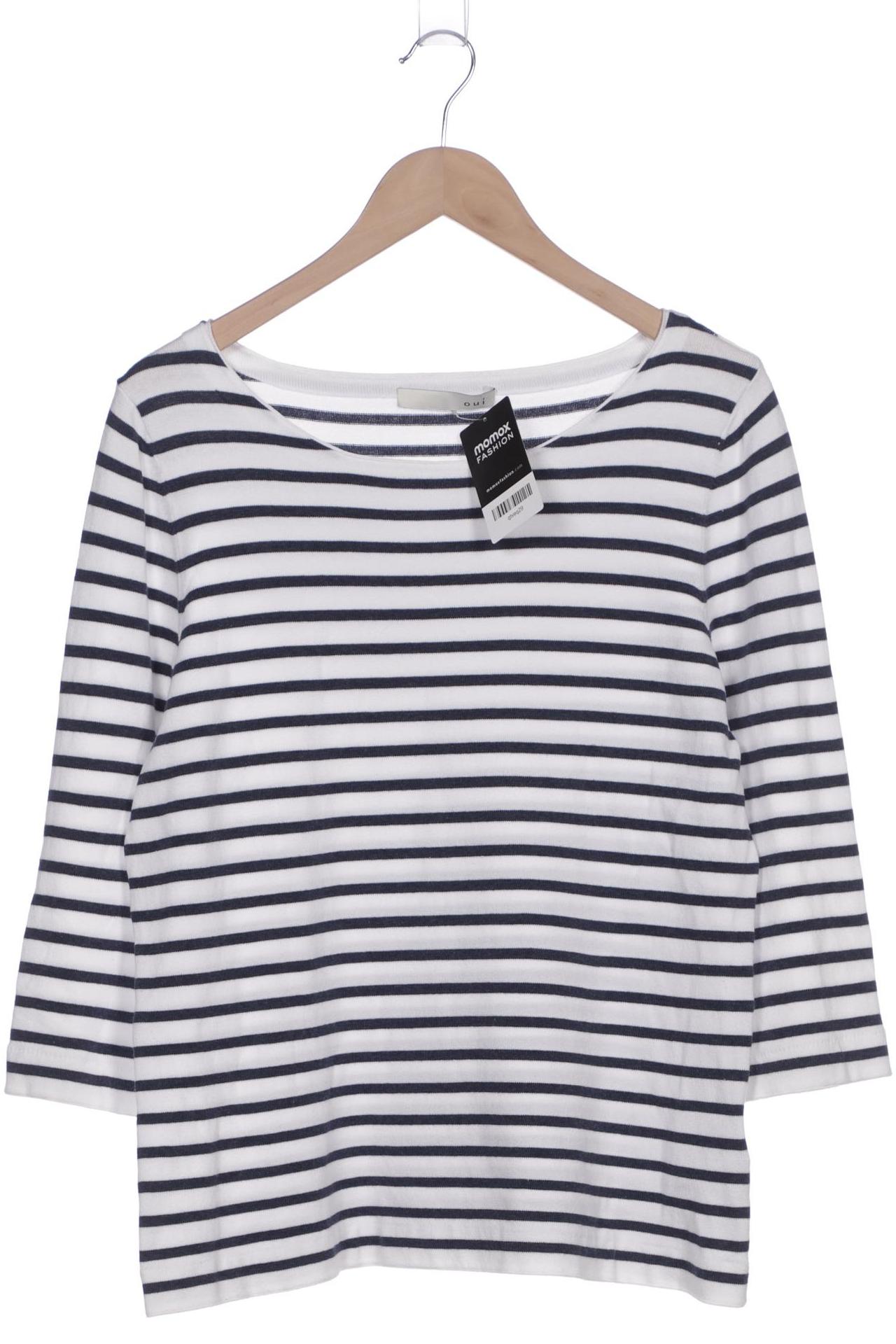 

Oui Damen Pullover, weiß, Gr. 42