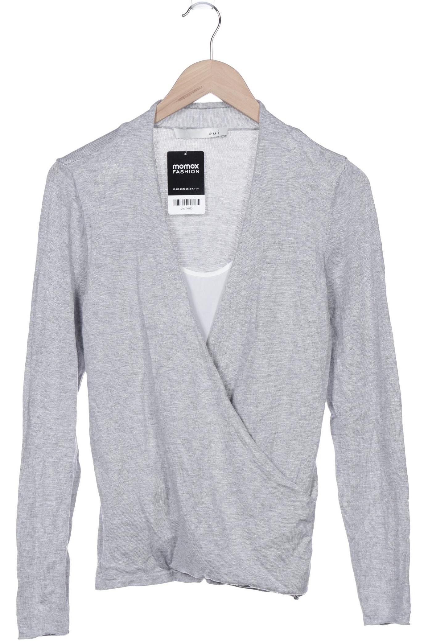 

Oui Damen Pullover, grau, Gr. 38