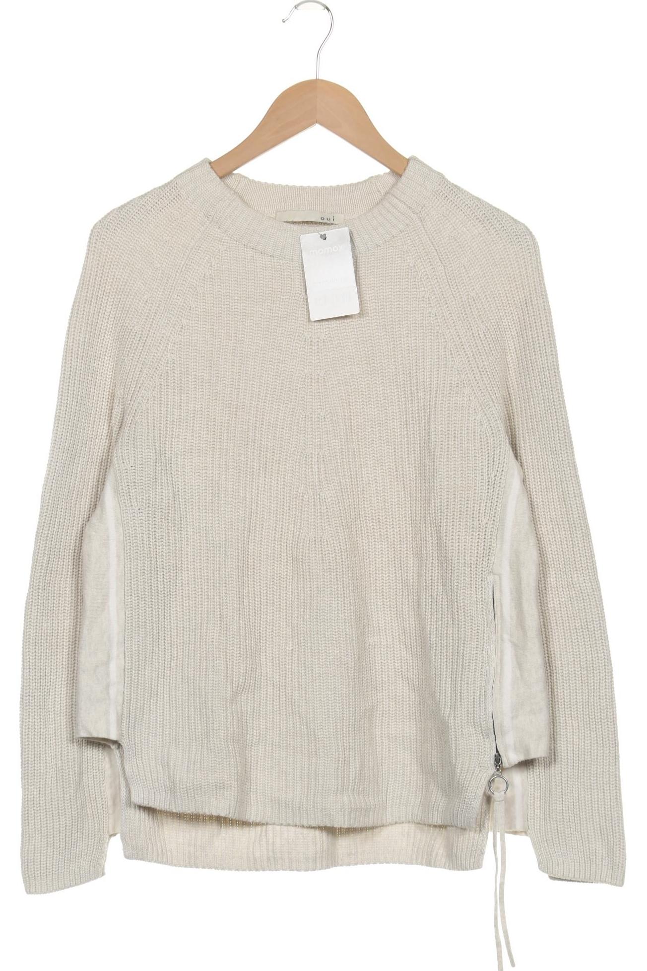 

Oui Damen Pullover, cremeweiß, Gr. 40