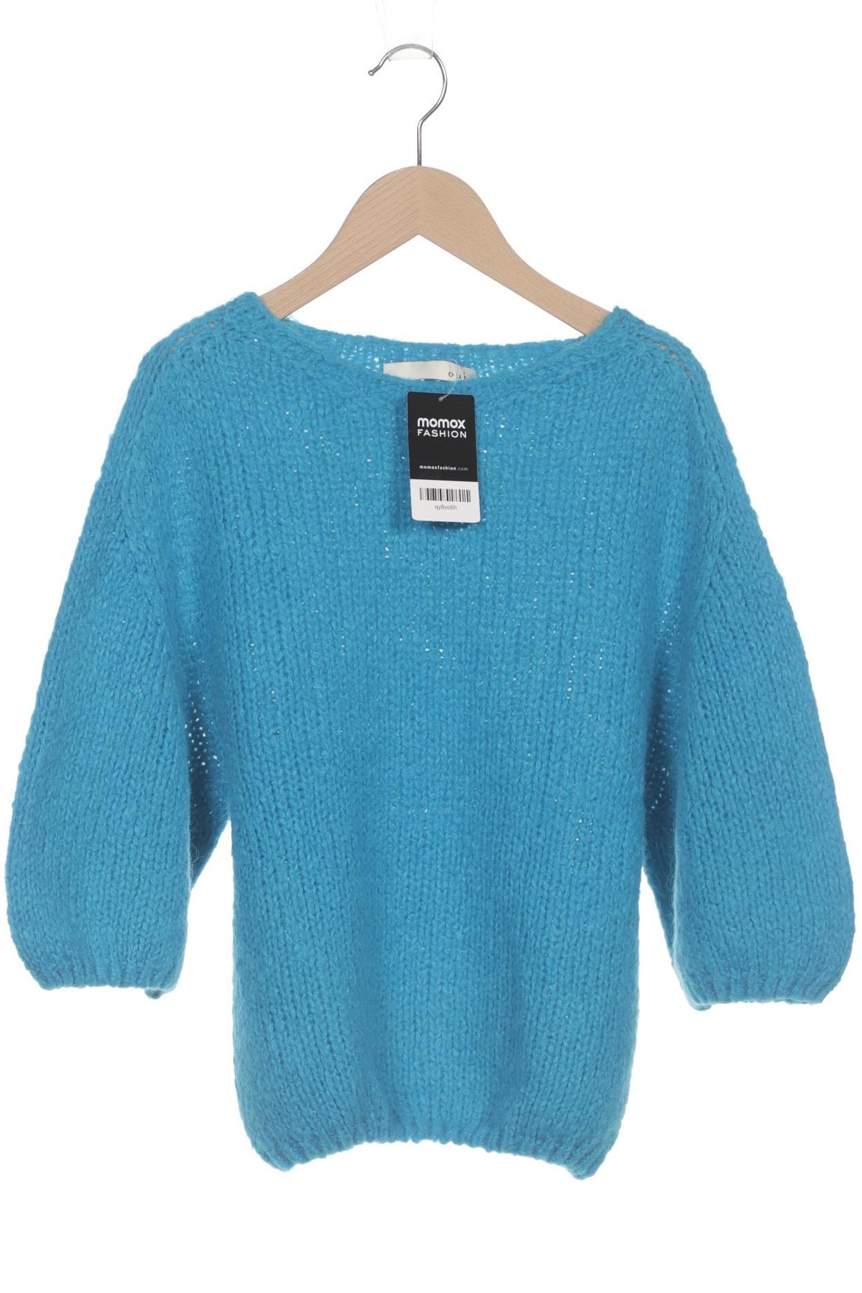 

Oui Damen Pullover, blau, Gr. 36