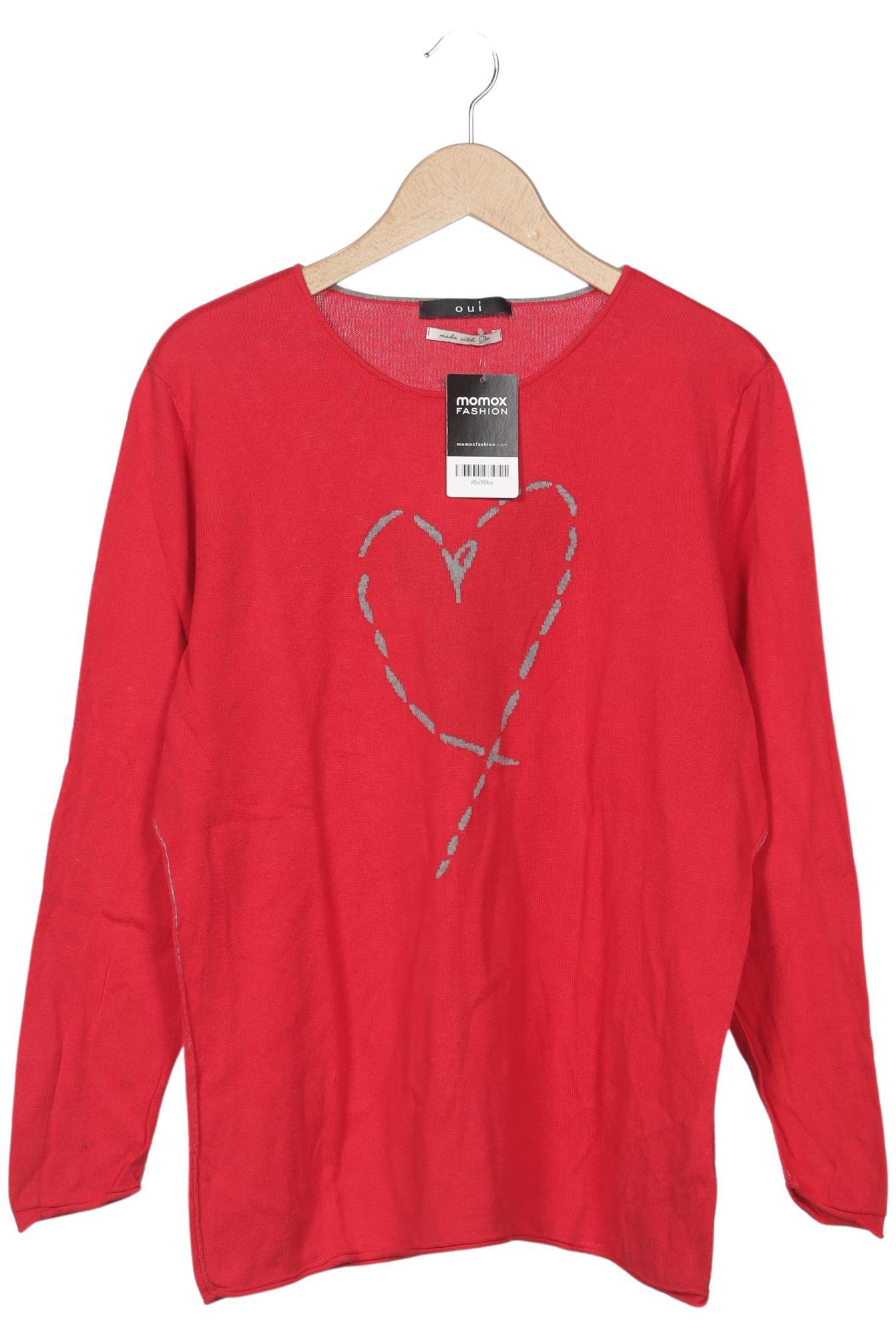 

Oui Damen Pullover, rot, Gr. 44