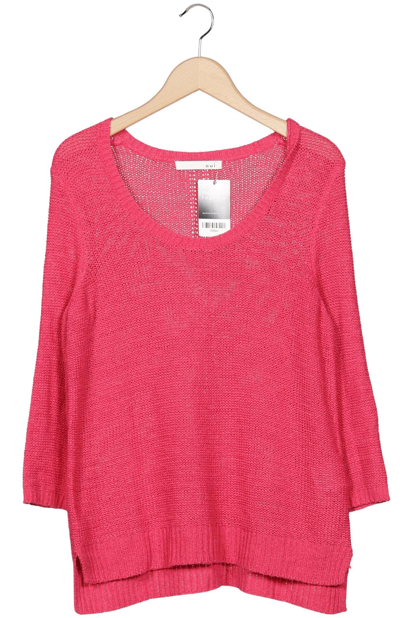 

Oui Damen Pullover, pink, Gr. 42