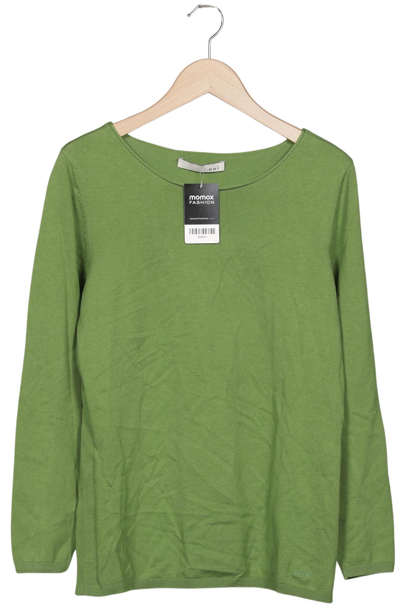 

Oui Damen Pullover, grün, Gr. 42