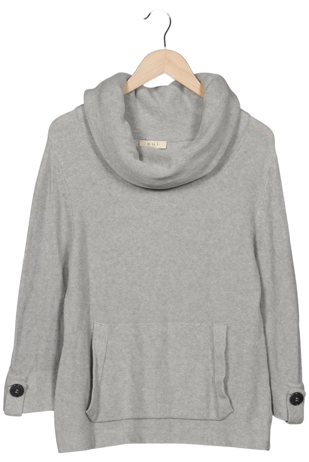 

Oui Damen Pullover, grau, Gr. 38