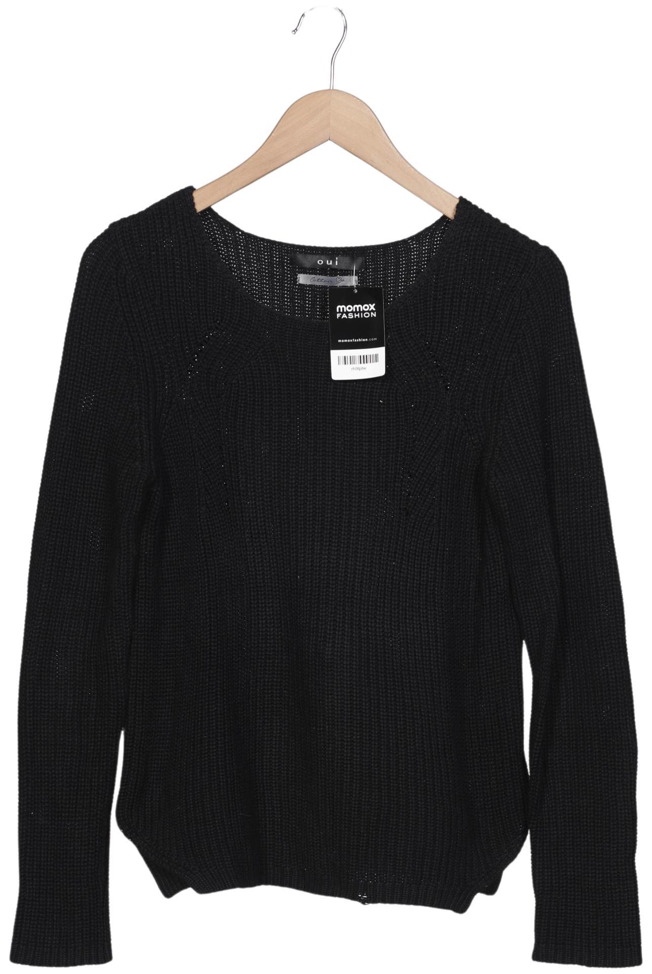 

Oui Damen Pullover, schwarz, Gr. 38