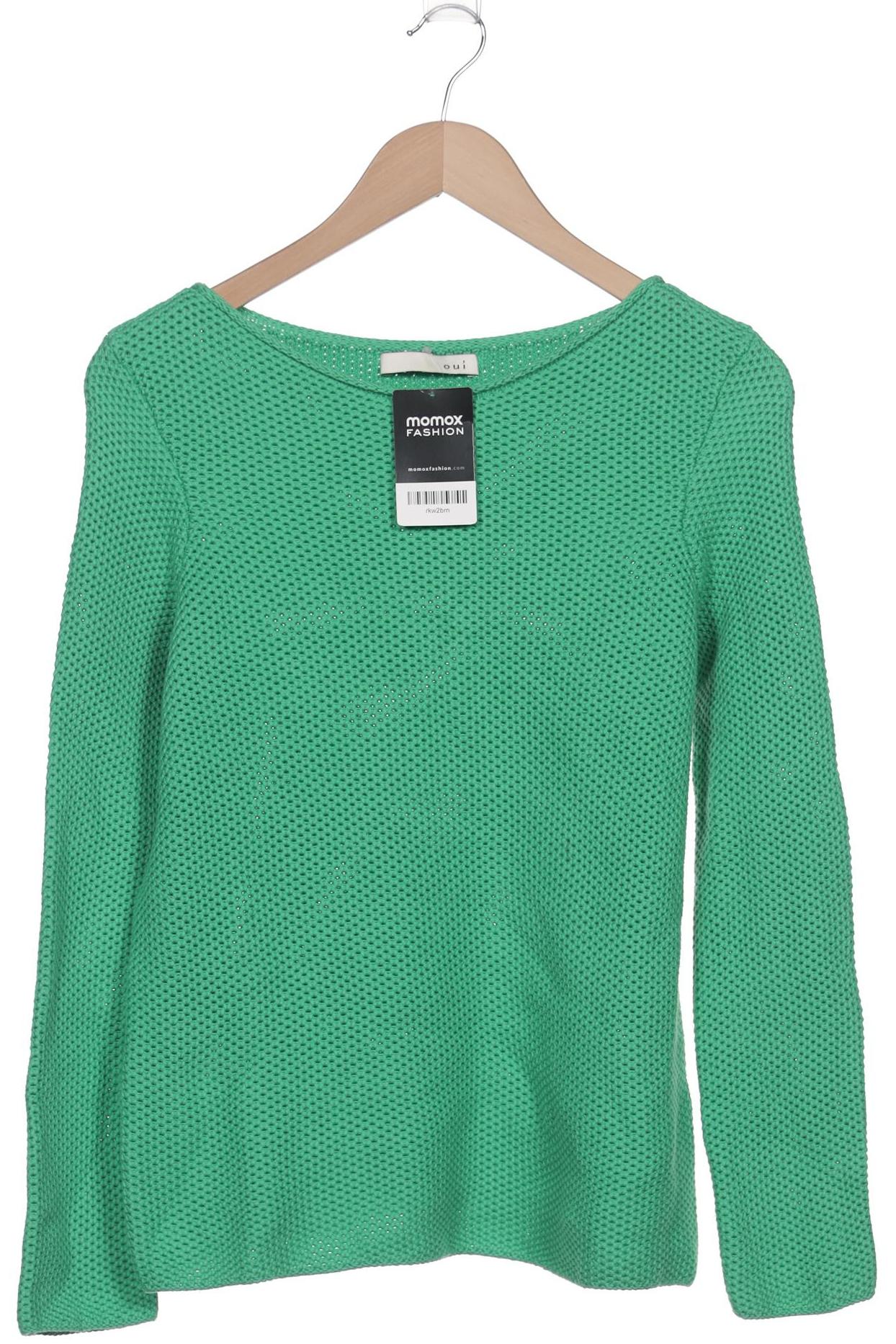 

Oui Damen Pullover, grün, Gr. 36