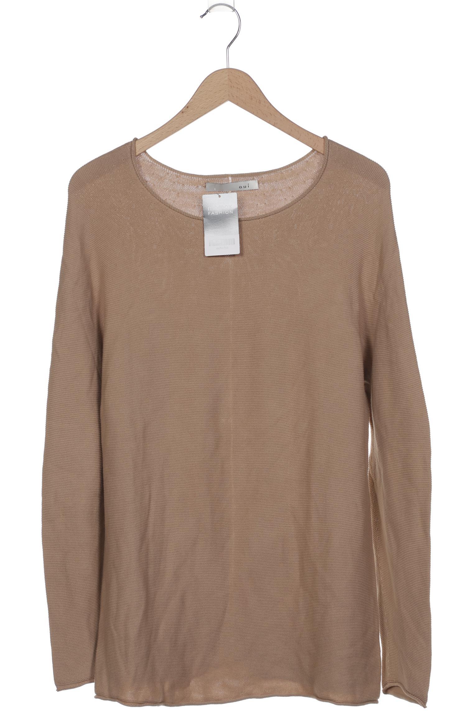 

Oui Damen Pullover, beige, Gr. 42