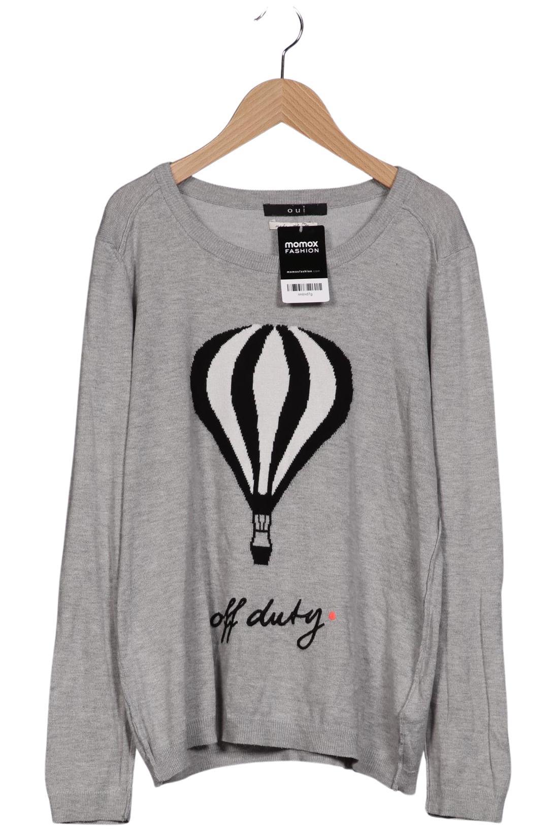 

Oui Damen Pullover, grau, Gr. 40