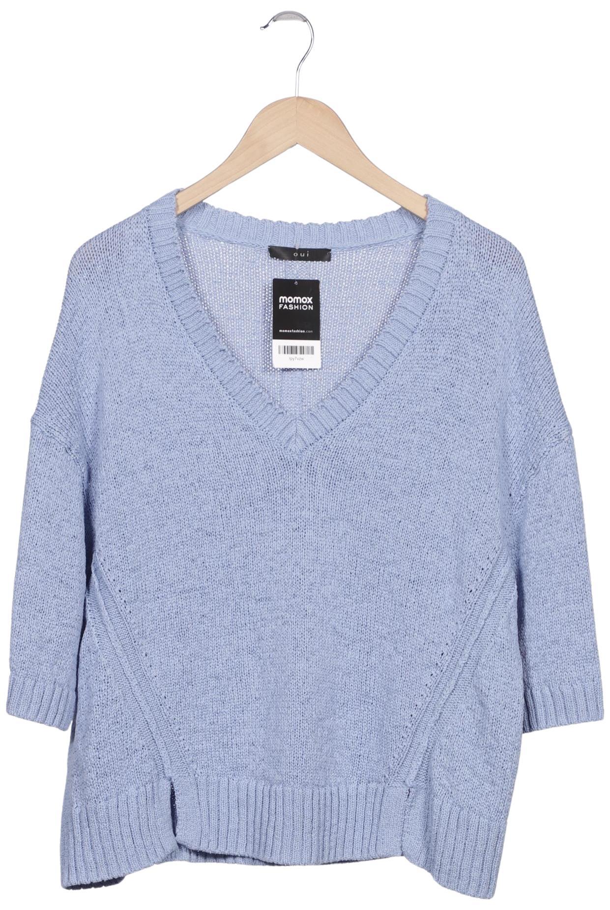 

Oui Damen Pullover, blau, Gr. 44