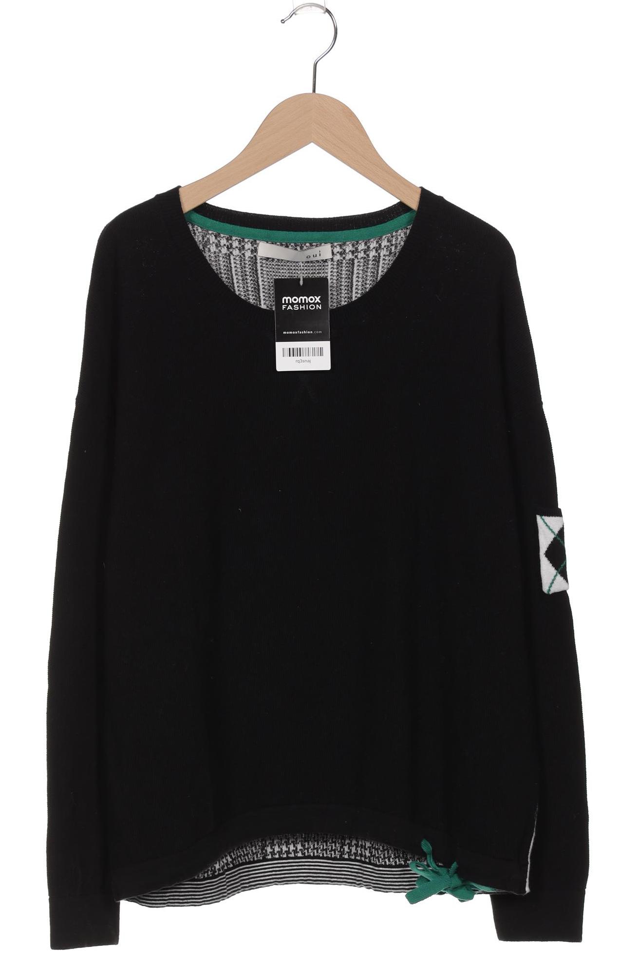 

Oui Damen Pullover, schwarz, Gr. 38