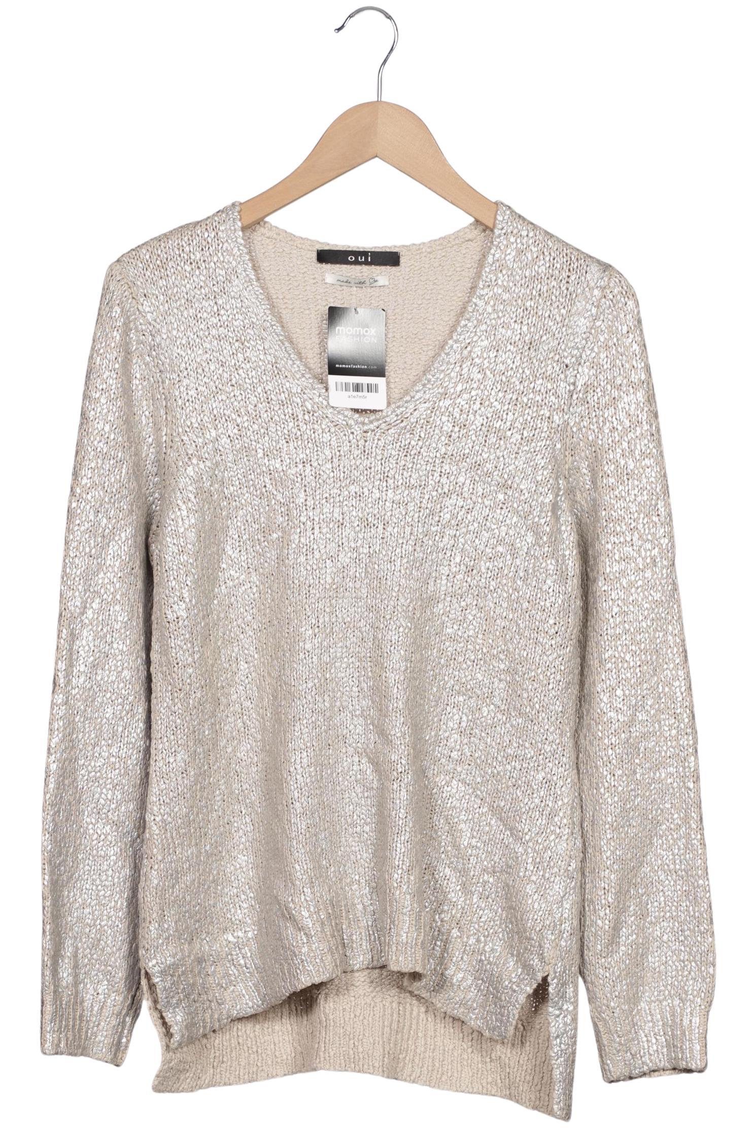 

Oui Damen Pullover, beige, Gr. 42
