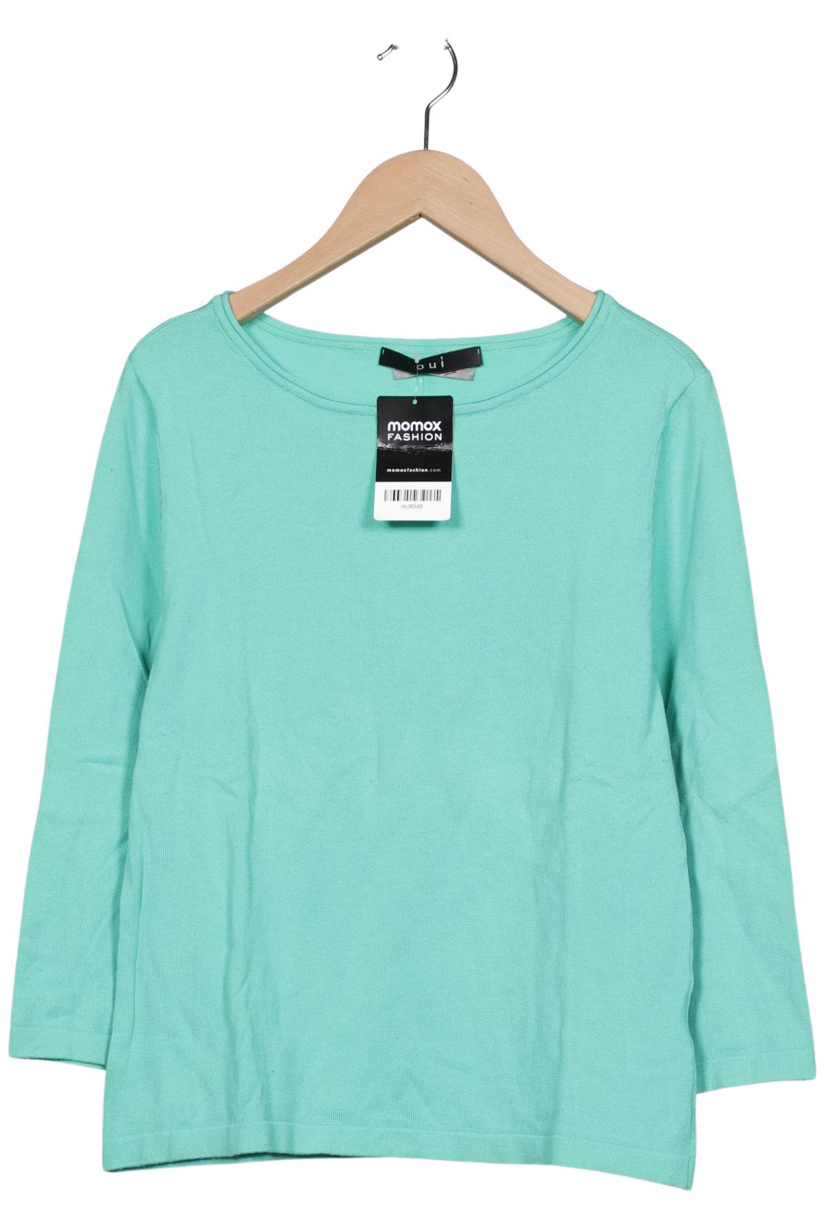 

Oui Damen Pullover, türkis, Gr. 38