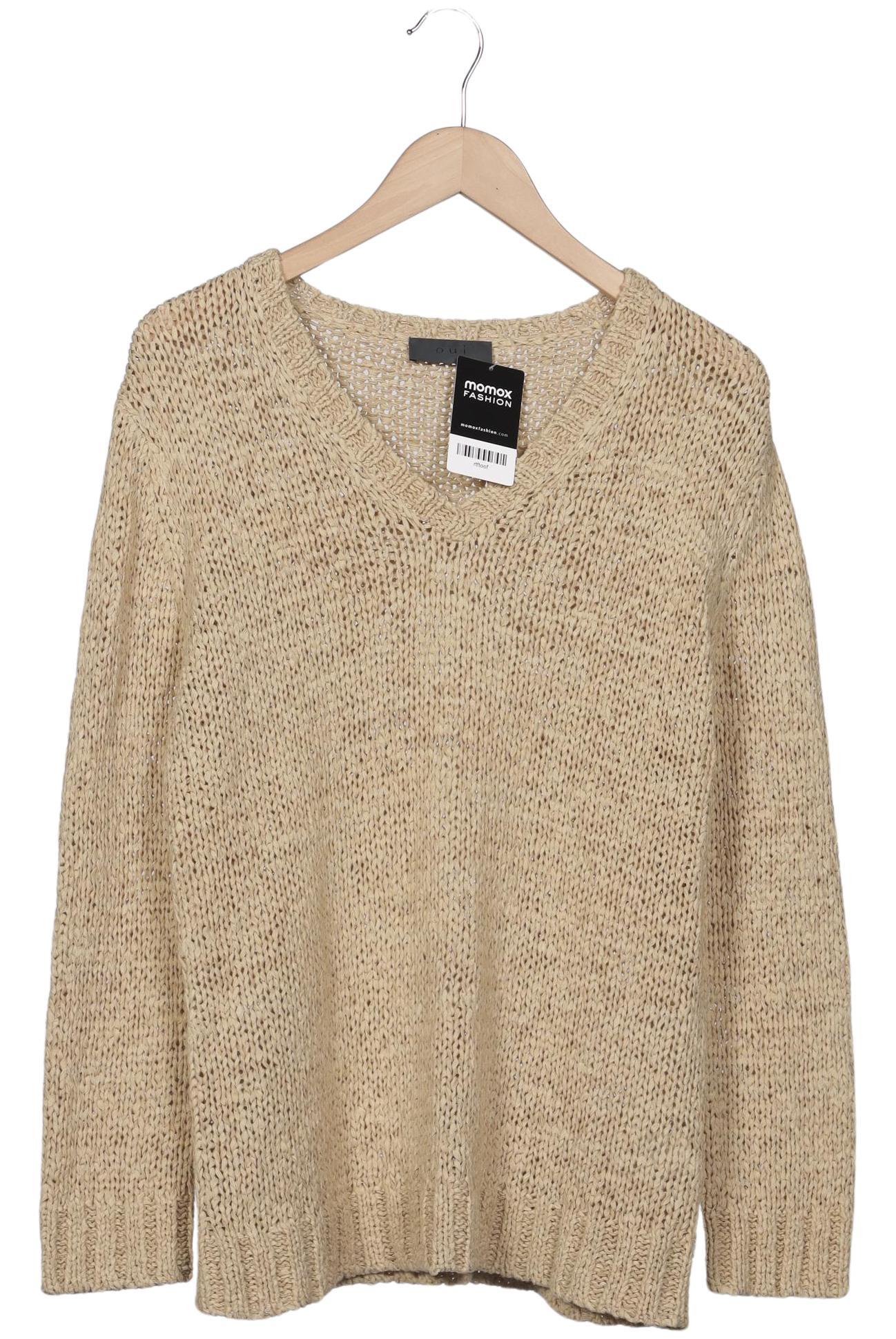 

Oui Damen Pullover, beige, Gr. 44