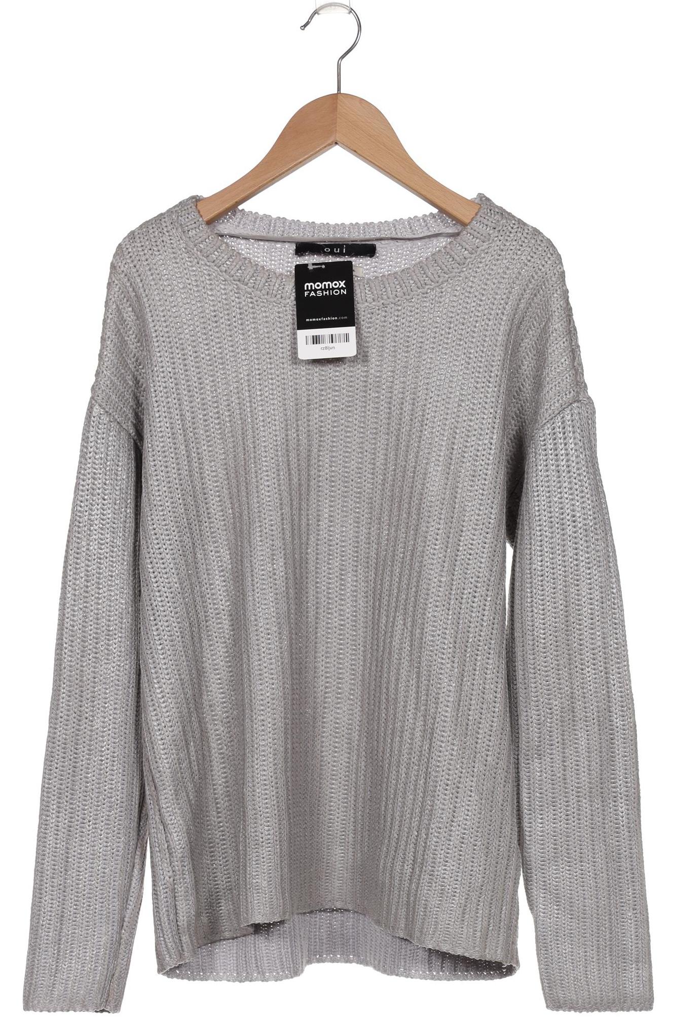 

Oui Damen Pullover, grau, Gr. 38