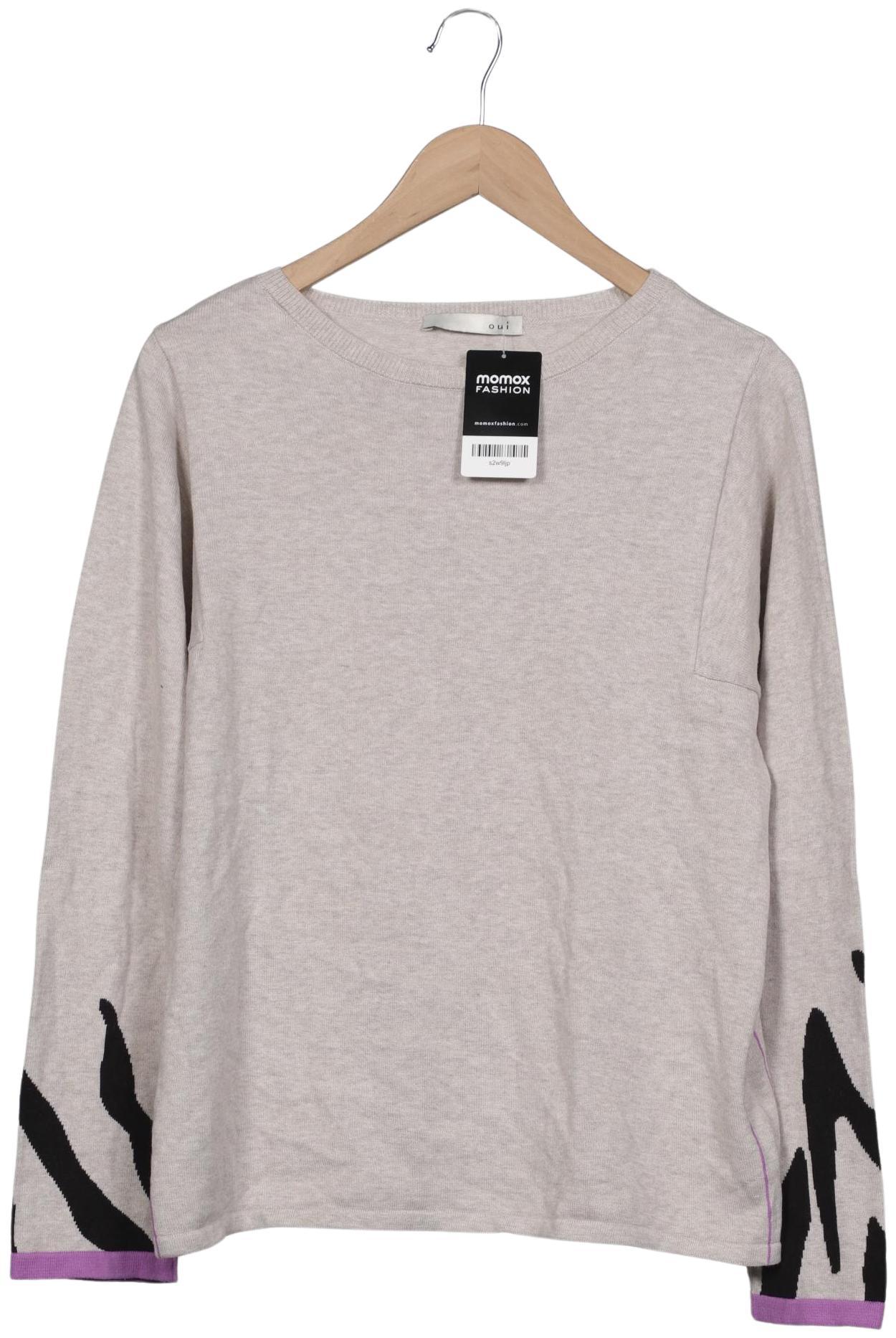 

Oui Damen Pullover, beige, Gr. 38